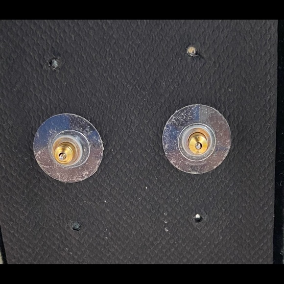 Betsey Johnson Leopard print Heart Earrings - Picture 2 of 4